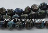 CNG221 15.5 inches 8*10mm nuggets stripe jasper gemstone beads