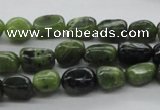 CNG222 15.5 inches 7*9mm nuggets canadian jade gemstone beads