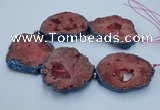 CNG2357 7.5 inches 40*50mm - 55*60mm freeform druzy agate beads