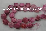 CNG2413 15.5 inches 22*28mm - 28*35mm freeform agate beads