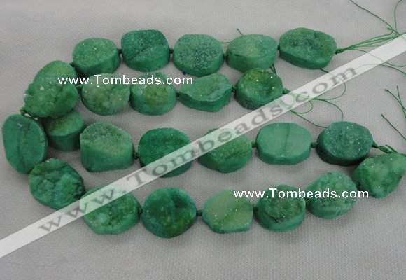 CNG2415 15.5 inches 22*28mm - 28*35mm freeform agate beads