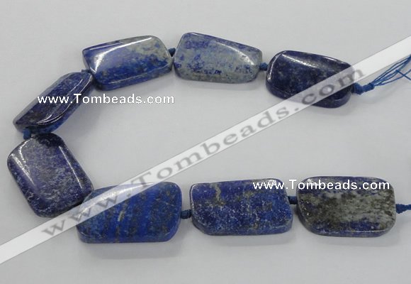 CNG2428 15.5 inches 25*35mm - 30*40mm freeform lapis lazuli beads