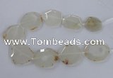 CNG2534 15.5 inches 35*40mm - 40*45mm freeform druzy agate beads