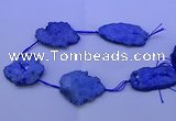 CNG2575 15.5 inches 45*50mm - 55*65mm freeform druzy agate beads