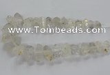 CNG2577 15.5 inches 10*20mm - 15*35mm faceted nuggets white crystal beads