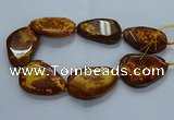 CNG2653 15.5 inches 38*48mm - 42*55mm freeform agate beads