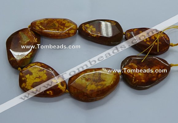 CNG2653 15.5 inches 38*48mm - 42*55mm freeform agate beads