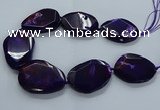 CNG2654 15.5 inches 38*48mm - 42*55mm freeform agate beads