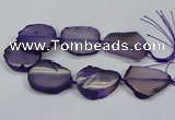 CNG2663 15.5 inches 30*40mm - 40*55mm freeform agate beads