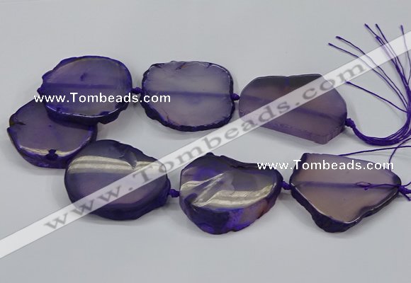 CNG2663 15.5 inches 30*40mm - 40*55mm freeform agate beads