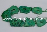 CNG2681 15.5 inches 30*40mm - 40*50mm freeform druzy agate beads