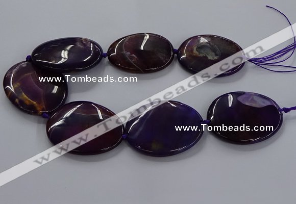 CNG2690 15.5 inches 40*50mm - 45*55mm freeform agate gemstone beads