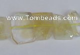 CNG2706 15.5 inches 13*18mm - 15*20mm freeform natural citrine beads