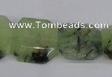 CNG2708 15.5 inches 20*20mm freeform green rutilated quartz beads