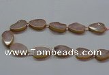 CNG2721 15.5 inches 18*28mm - 20*30mm freeform rose quartz beads