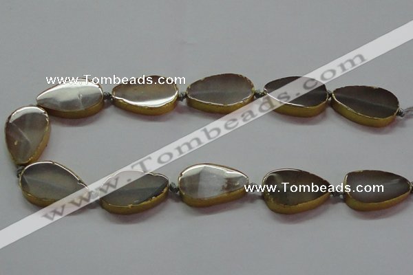 CNG2722 15.5 inches 18*28mm - 20*30mm freeform agate beads