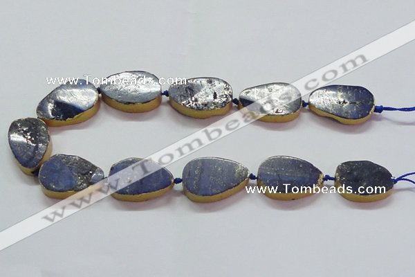 CNG2725 15.5 inches 18*28mm - 20*30mm freeform lapis lazuli beads