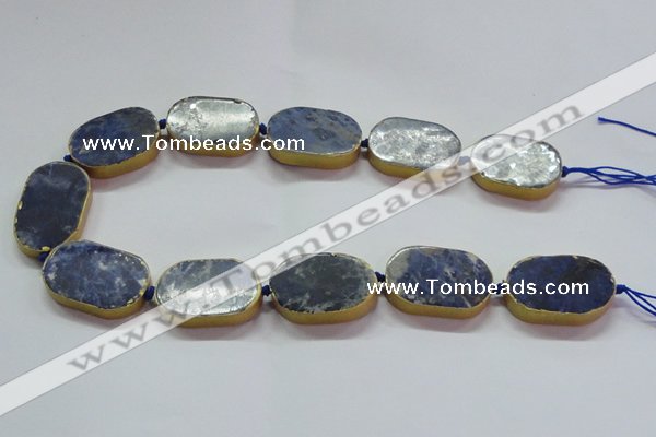 CNG2728 15.5 inches 18*28mm - 20*30mm freeform sodalite beads