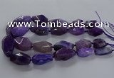 CNG2732 15.5 inches 15*30mm - 20*40mm nuggets agate beads