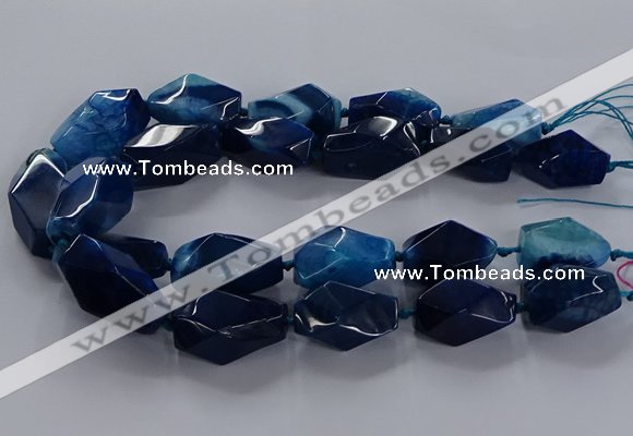 CNG2735 15.5 inches 15*30mm - 20*40mm nuggets agate beads