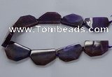 CNG2741 15.5 inches 28*40mm - 30*45mm freeform agate beads