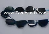 CNG2743 15.5 inches 28*40mm - 30*45mm freeform agate beads