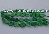 CNG2766 15.5 inches 15*20mm - 25*30mm freeform druzy agate beads