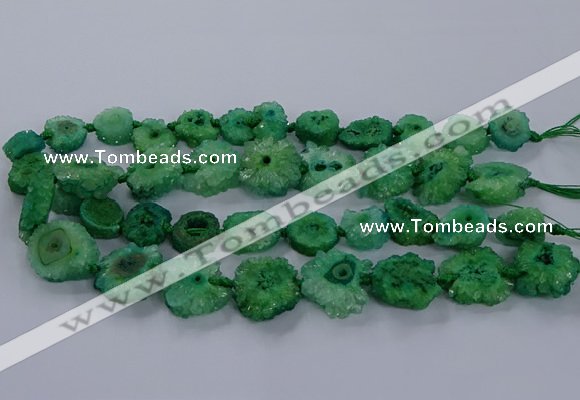 CNG2766 15.5 inches 15*20mm - 25*30mm freeform druzy agate beads