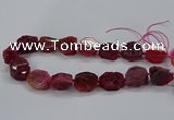 CNG2770 15.5 inches 20*22mm - 22*26mm freeform agate beads