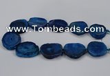 CNG2778 15.5 inches 30*35mm - 35*40mm freeform agate beads