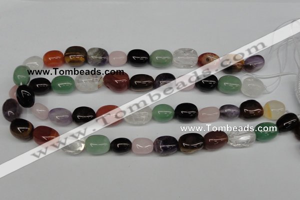 CNG28 15.5 inches 12*17mm nuggets mixed gemstone beads