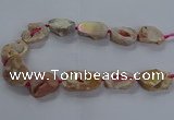 CNG2801 15.5 inches 25*30mm - 30*40mm freeform druzy agate beads