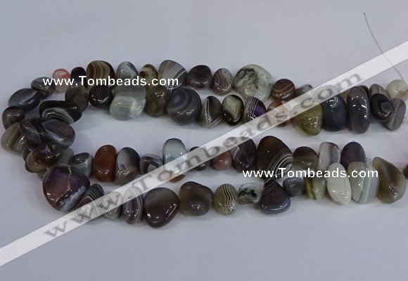 CNG2837 15.5 inches 8*12mm - 15*20mm nuggets botswana agate beads