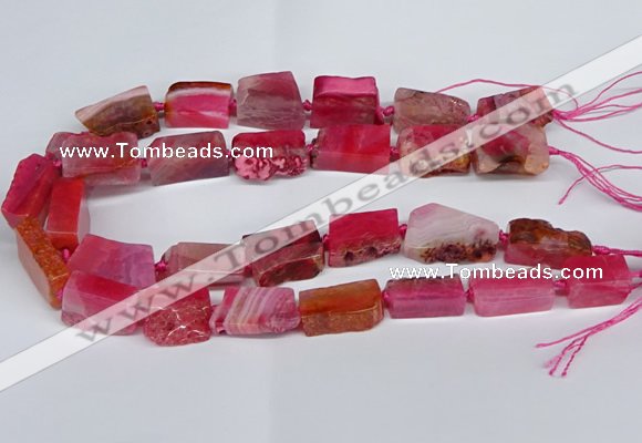 CNG2902 15.5 inches 12*16mm - 15*25mm freeform agate beads