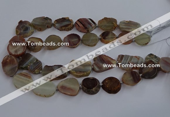 CNG2930 15.5 inches 18*25mm - 25*30mm freeform agate beads