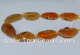 CNG2950 15.5 inches 25*35mm - 30*50mm freeform agate beads