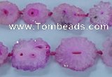 CNG2968 15.5 inches 8*10mm - 15*18mm freeform druzy agate beads