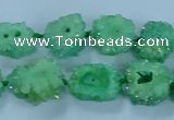 CNG2971 15.5 inches 8*10mm - 15*18mm freeform druzy agate beads
