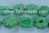 CNG2971 15.5 inches 8*10mm - 15*18mm freeform druzy agate beads