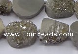 CNG2976 15.5 inches 13*18mm - 20*25mm freeform druzy agate beads