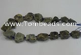 CNG3008 15.5 inches 15*20mm - 22*30mm nuggets labradorite beads