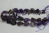 CNG3019 15.5 inches 15*20mm - 22*30mm nuggets amethyst beads