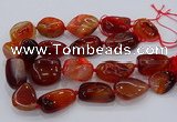 CNG3049 25*30mm - 30*40mm nuggets agate gemstone beads