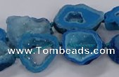 CNG3065 15.5 inches 13*18mm - 18*25mm freeform druzy agate beads