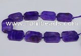 CNG3081 15.5 inches 30*40mm - 35*45mm freeform agate beads