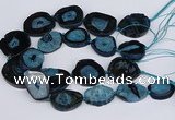 CNG3134 15.5 inches 30*35mm - 35*45mm freeform druzy agate beads