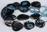 CNG3136 15.5 inches 35*45mm - 45*50mm freeform druzy agate beads