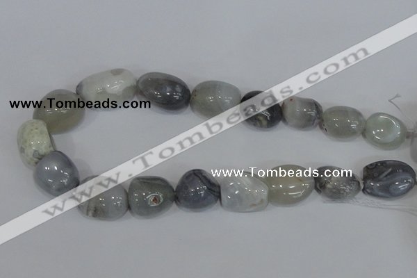 CNG315 15.5 inches 18*22mm nuggets botswana agate beads wholesale