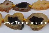 CNG3168 15.5 inches 15*20mm - 25*30mm freeform druzy agate beads