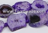 CNG3173 15.5 inches 15*20mm - 25*30mm freeform druzy agate beads